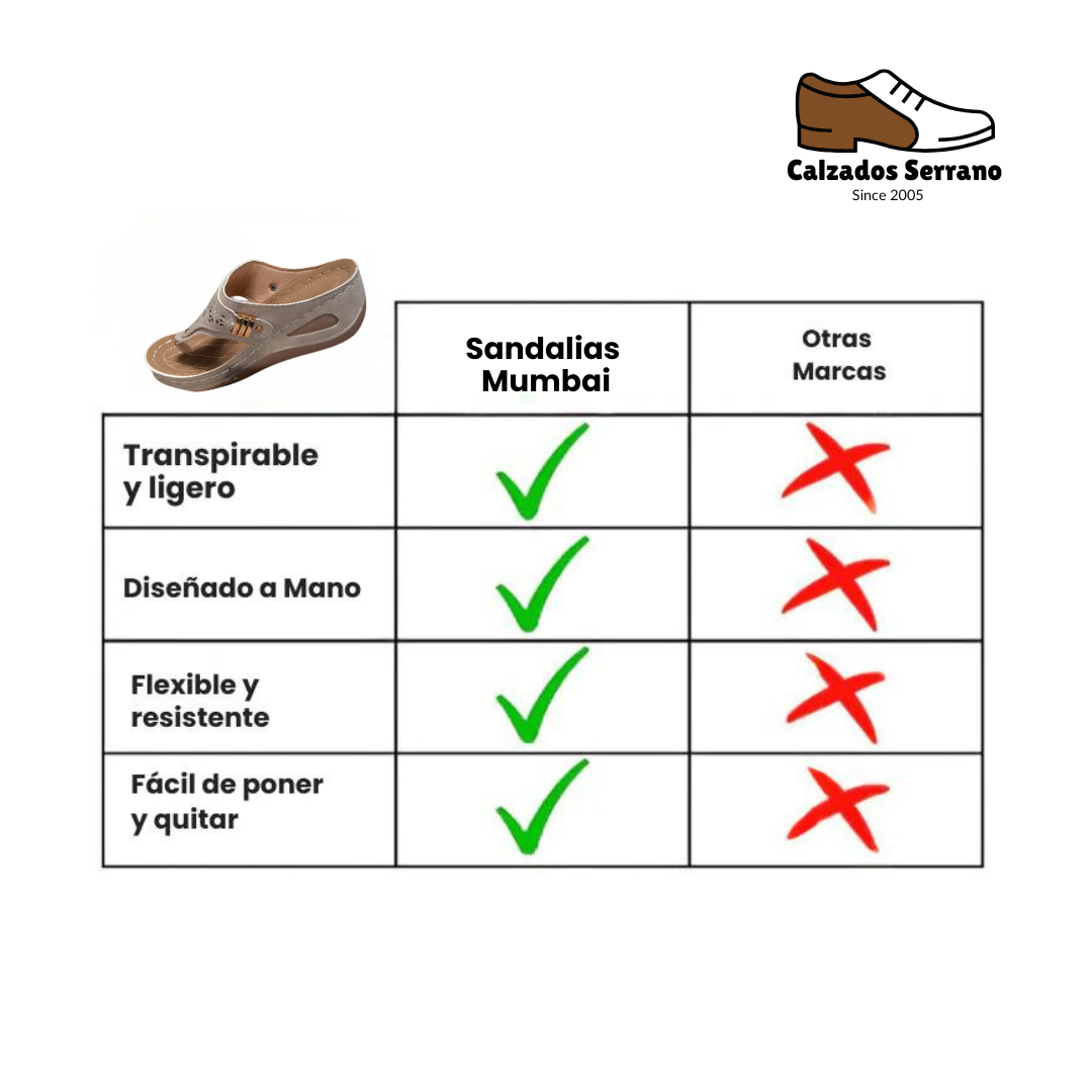 Sandalias Ortopédicas Mumbai