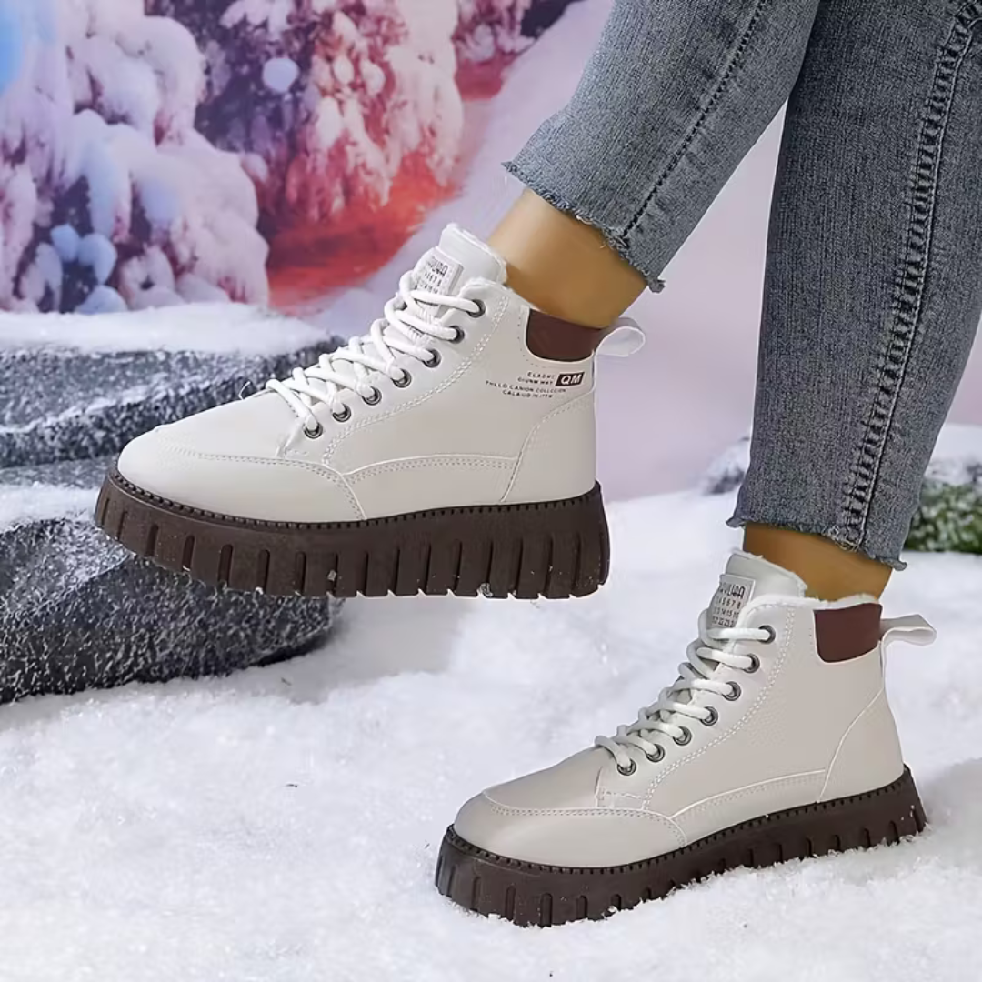 Marta: Botas Altas de Invierno con Forro Polar