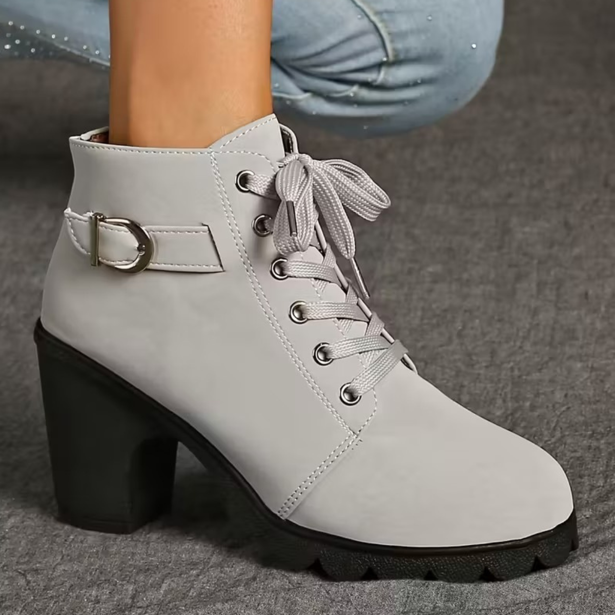 WinterGlow™ – Botines con Plataforma y Tacón Cuña para Mujer