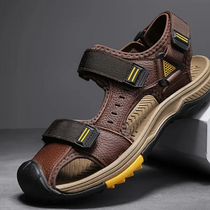 GeoStep: Sandalias ortopédicas ajustables de cuero