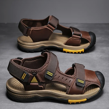 GeoStep: Sandalias ortopédicas ajustables de cuero