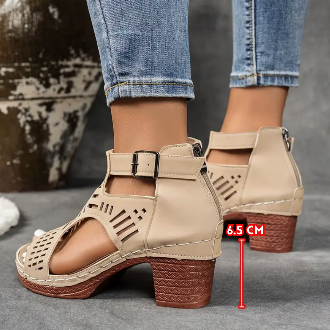 Sandalias ortopédicas de tacón Celina