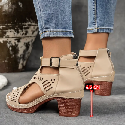 Sandalias ortopédicas de tacón Celina