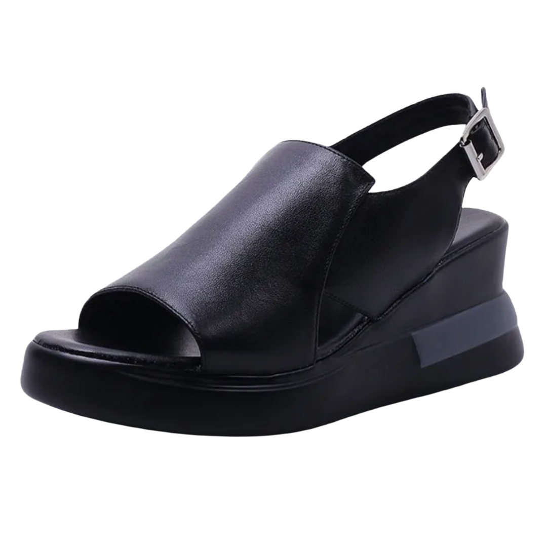 Valka: Sandalias ortopédicas de tacón para mujer