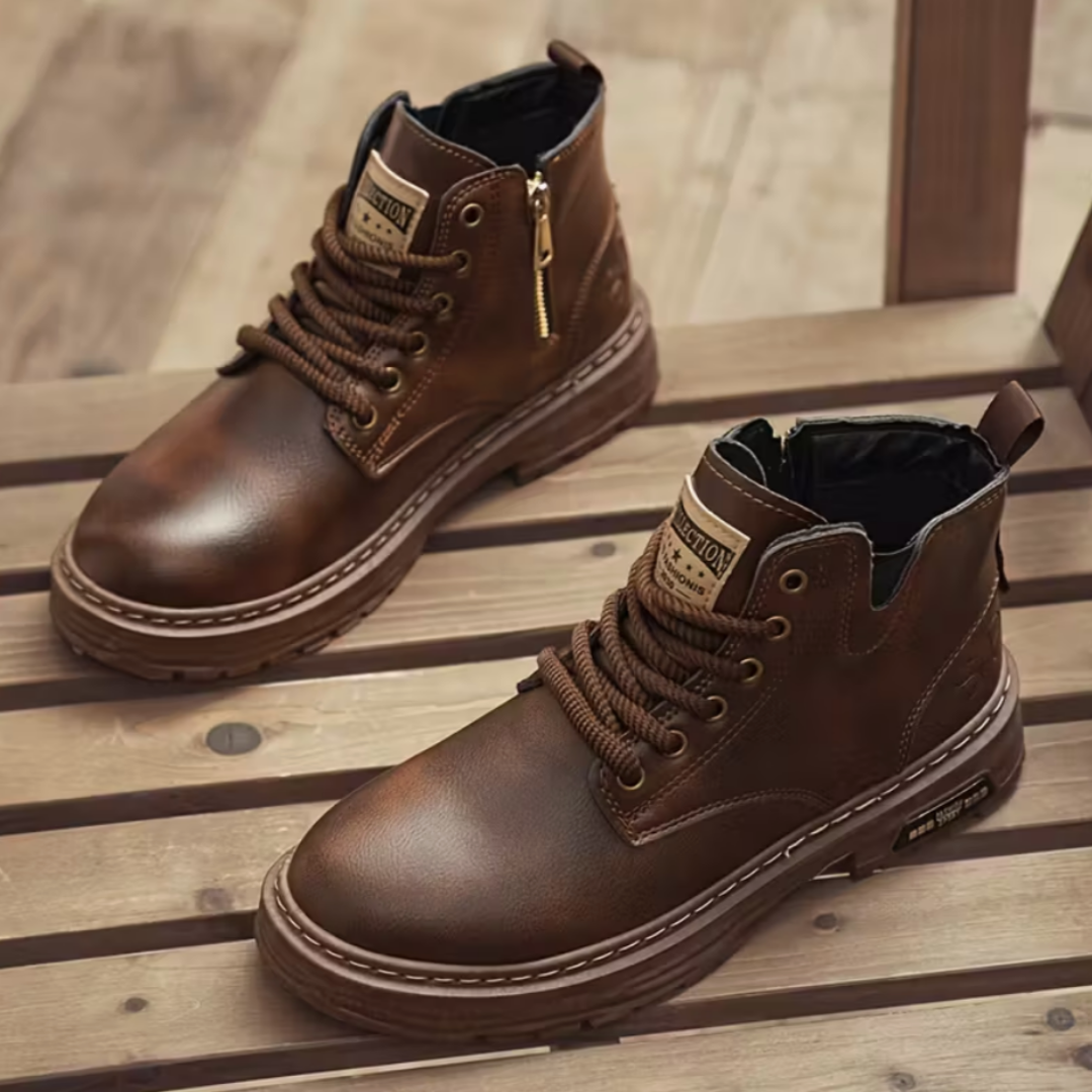 UrbanForge™ | Botas Vintage de Hombre