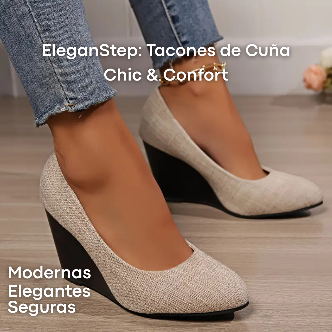 EleganStep: Tacones de Cuña Chic & Confort