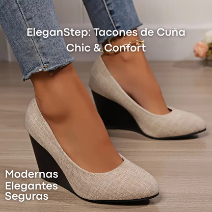 EleganStep: Tacones de Cuña Chic & Confort