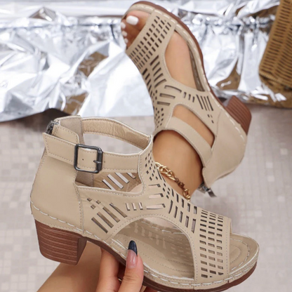 Sandalias ortopédicas de tacón Celina