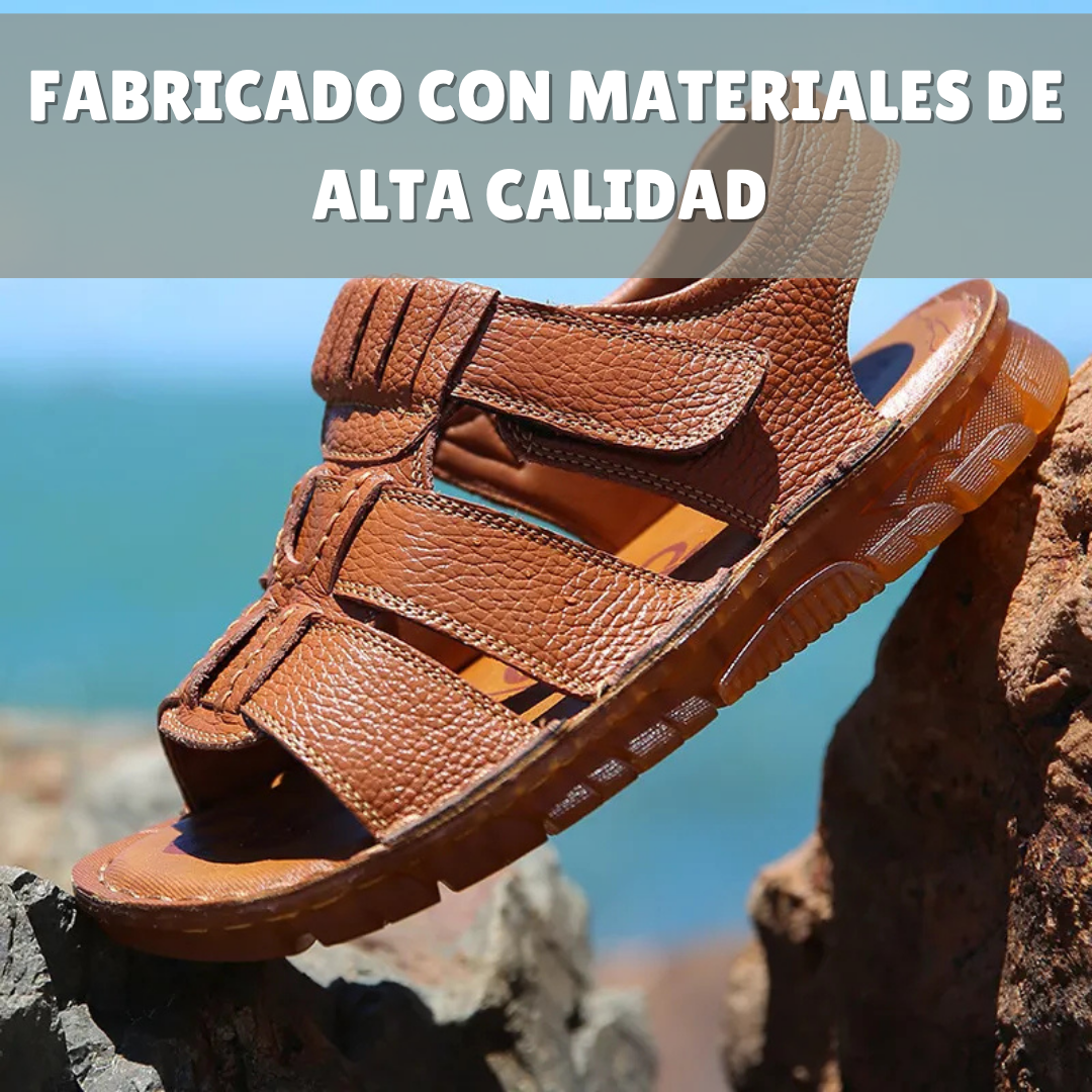 Theo | Sandalias Ortopédicas de Cuero Genuino