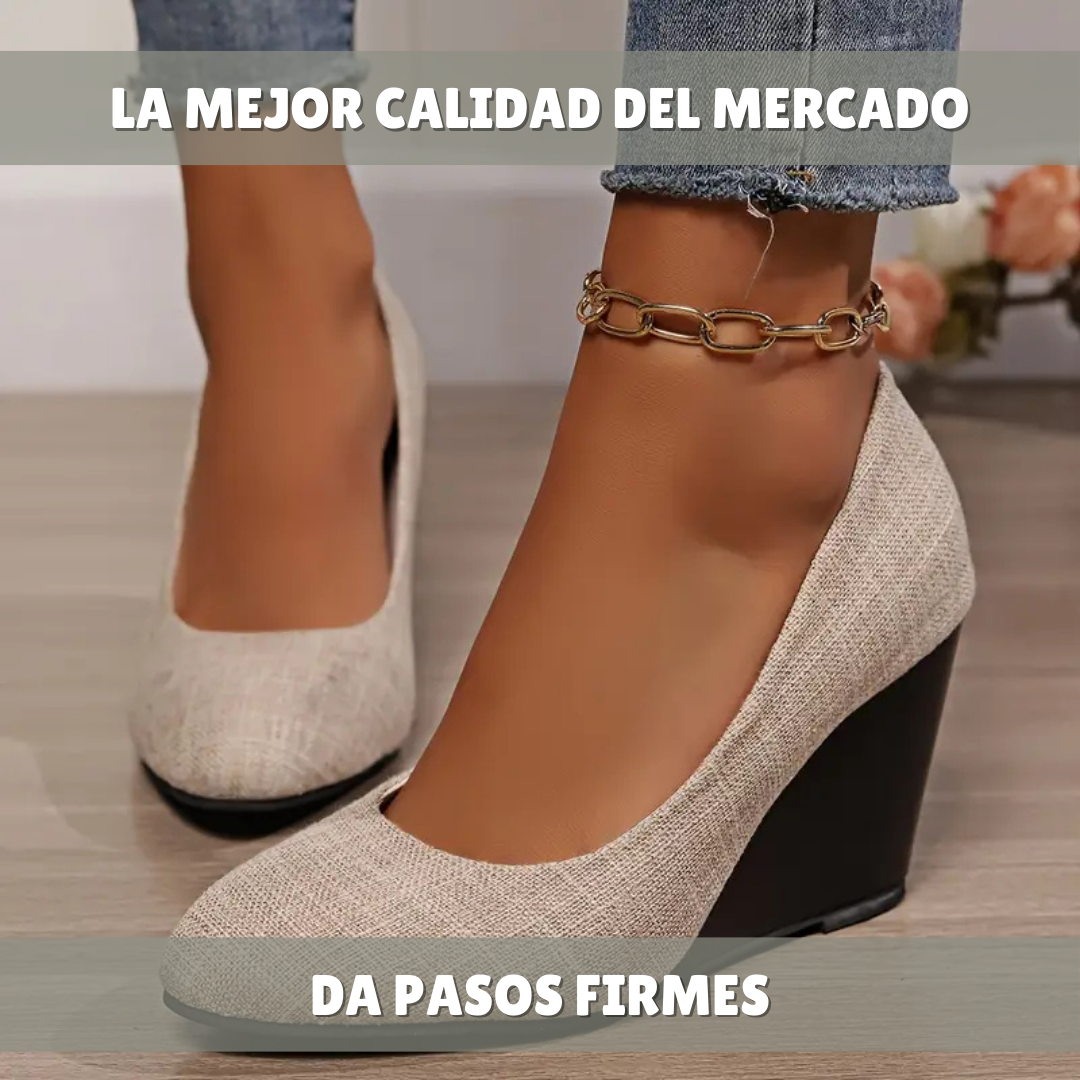 EleganStep: Tacones de Cuña Chic & Confort
