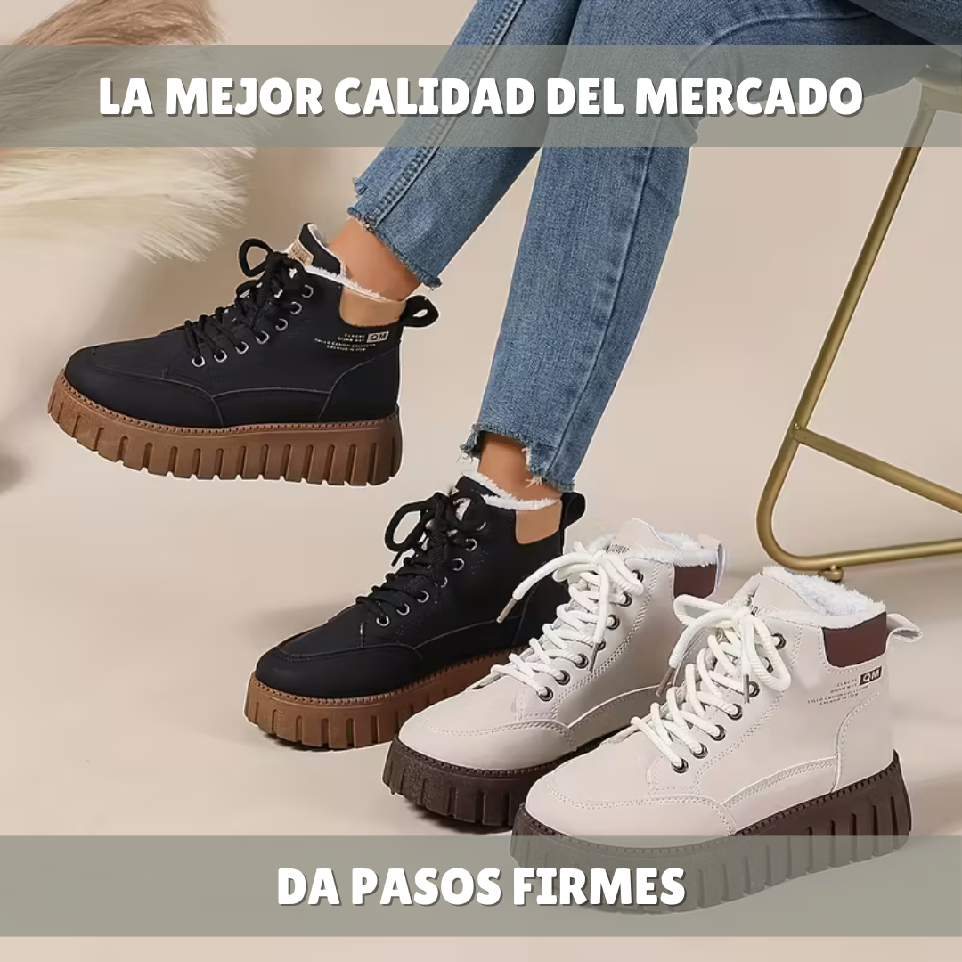 Marta: Botas Altas de Invierno con Forro Polar