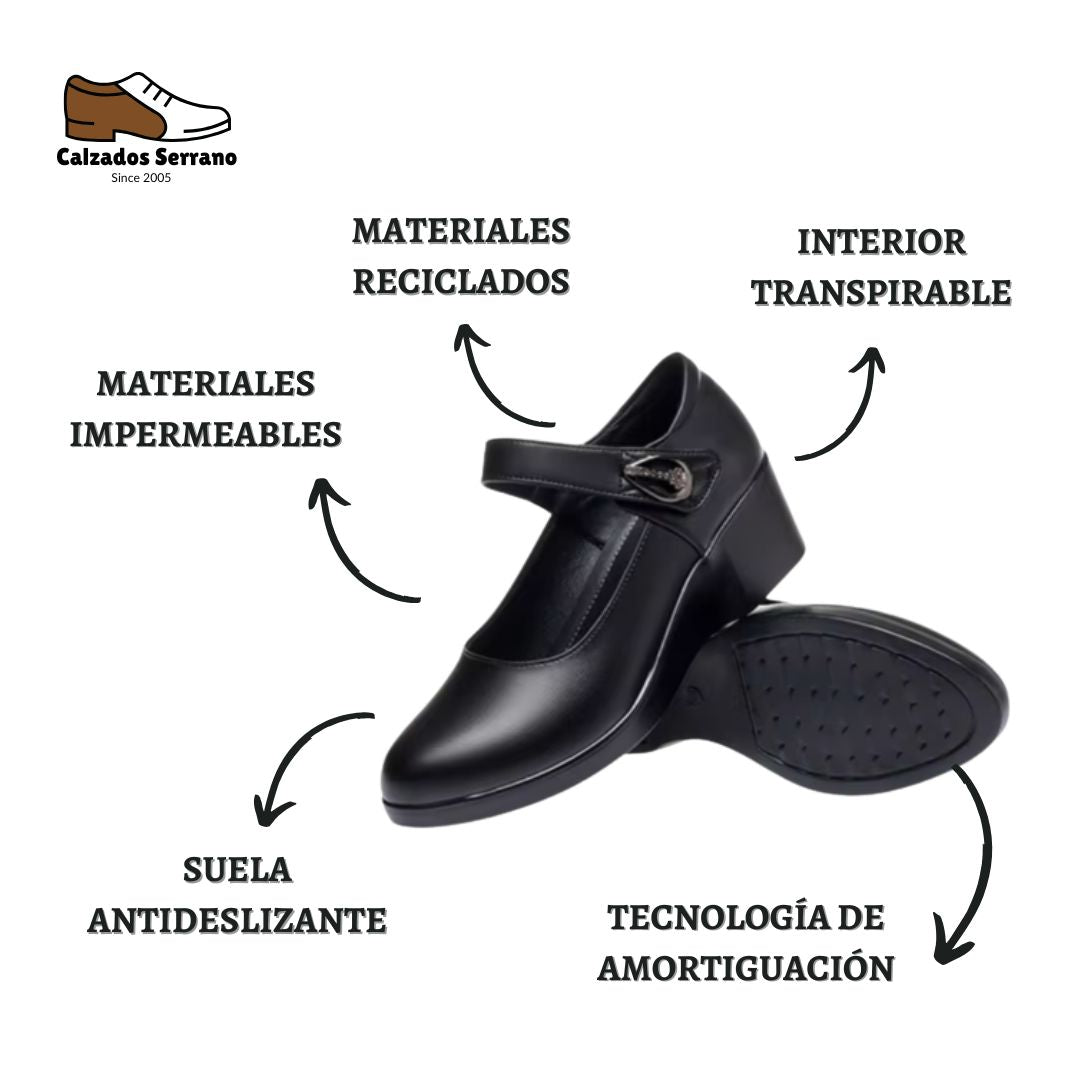 Adele| Zapatos Ortopédicos con Tacón