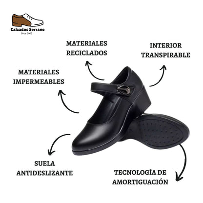 Adele| Zapatos Ortopédicos con Tacón