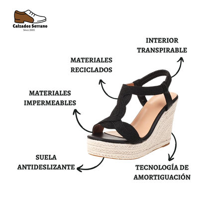 Orisa l Cuñas de Esparto Ortopédicas con Acabado Brillante