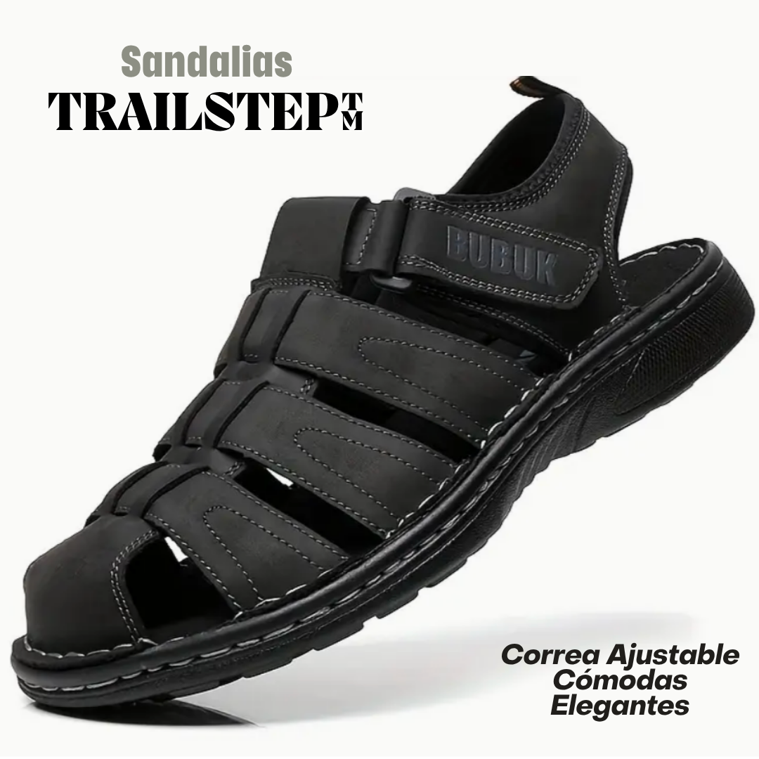 TrailStep™: Sandalias ortopédicas de cuero