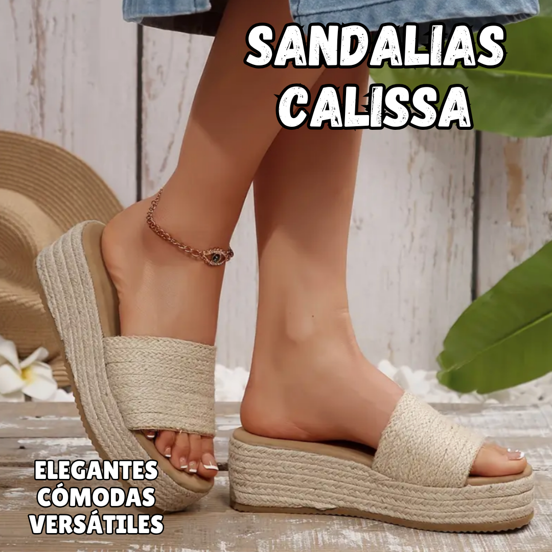 Calissa Sandalias ortopédicas de esparto