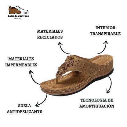 Silvia™ | Sandalias Florales de Mujer