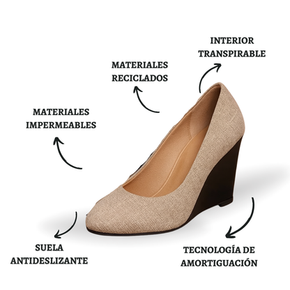 EleganStep: Tacones de Cuña Chic & Confort