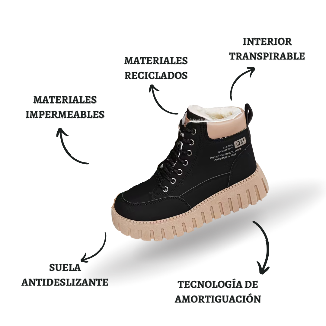 Marta: Botas Altas de Invierno con Forro Polar