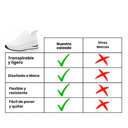 FlexiLift: Zapatillas Ortopédicas con Cuña Invisible