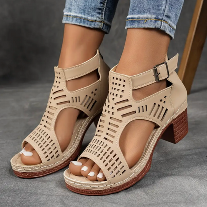 Sandalias ortopédicas de tacón Celina