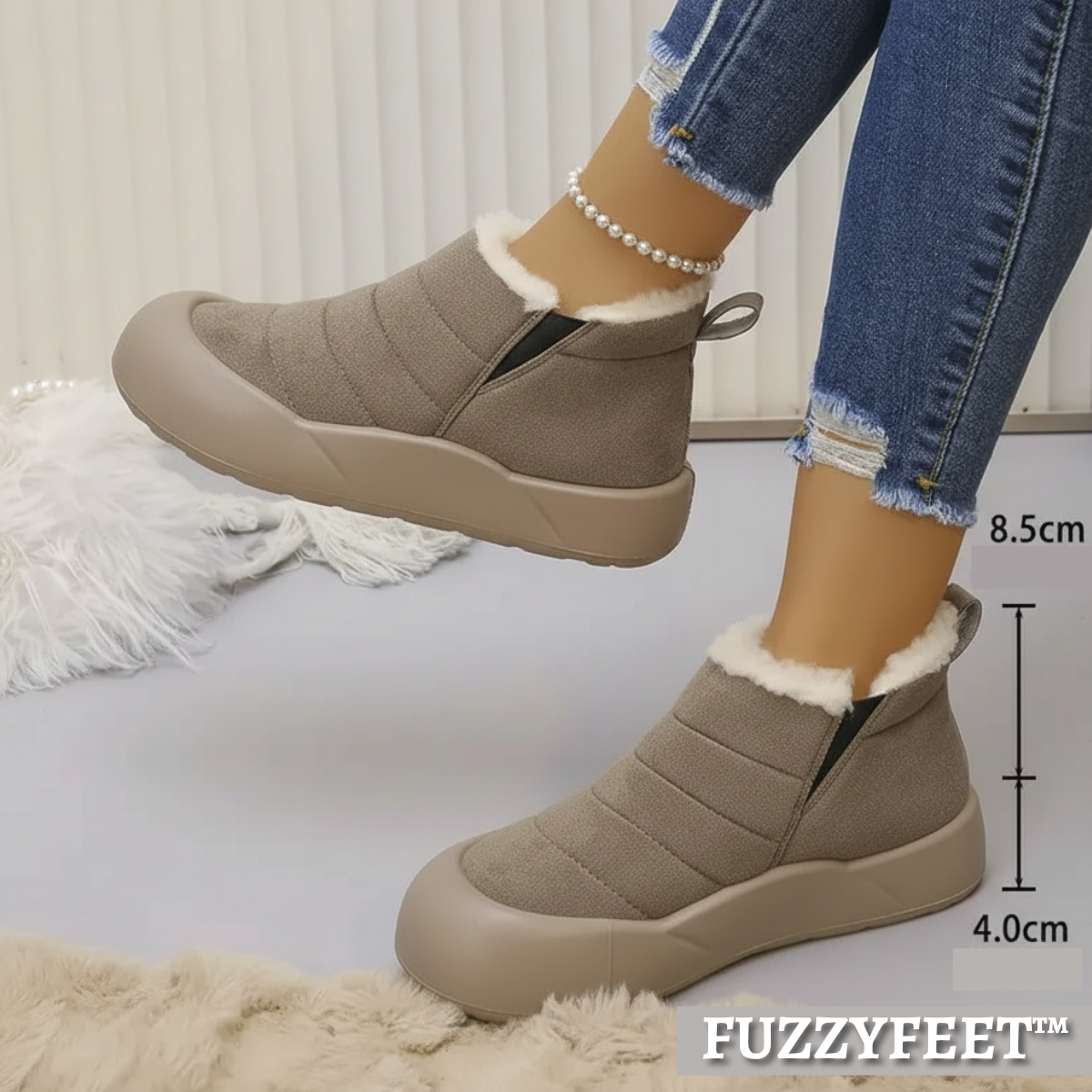 FuzzyFeet | Botín Térmico de Mujer para Invierno
