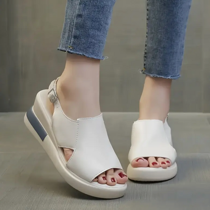 Valka: Sandalias ortopédicas de tacón para mujer