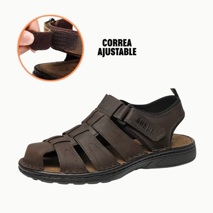TrailStep™: Sandalias ortopédicas de cuero