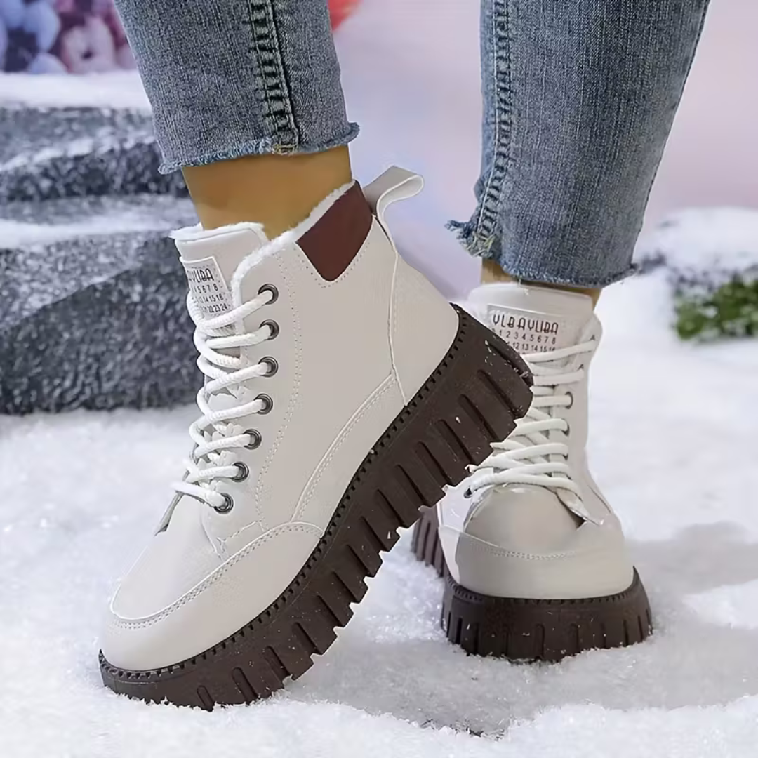 Marta: Botas Altas de Invierno con Forro Polar