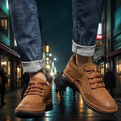 PrimeWalk™ – Zapatillas Casual de Cuero Premium para Hombre