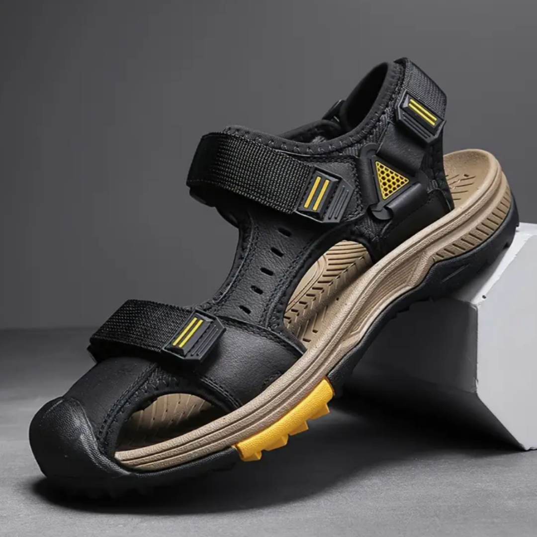 GeoStep: Sandalias ortopédicas ajustables de cuero