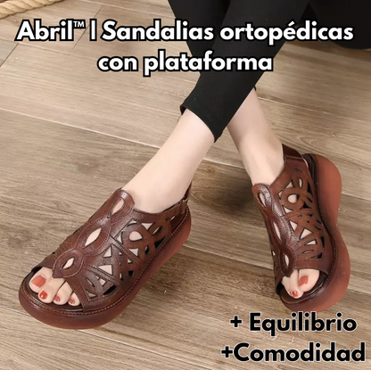 Abril™ | Sandalias ortopédicas con plataforma