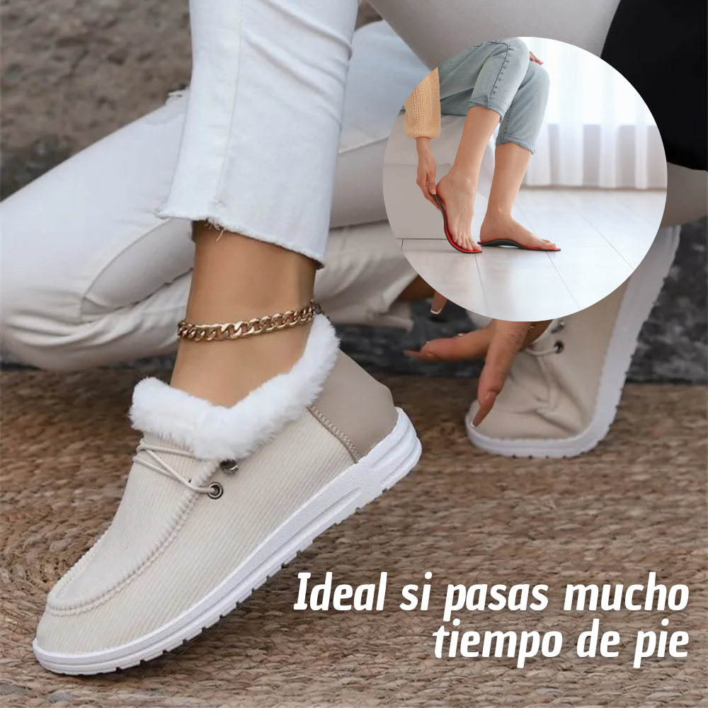 CloudStep: Botines ortopédicos de franela