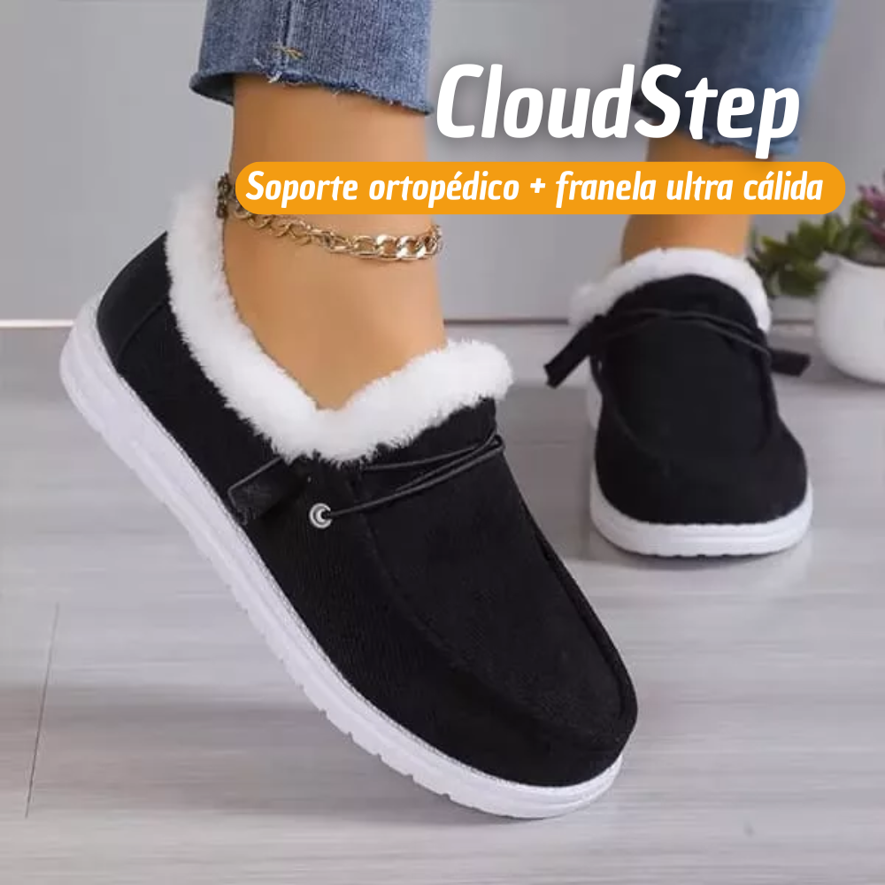 CloudStep: Botines ortopédicos de franela