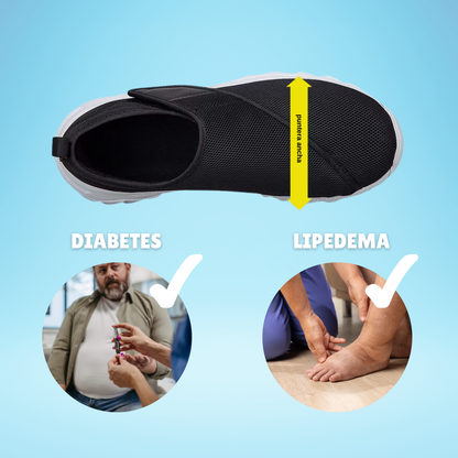 ComfyAir: Zapatillas ortopédicas para pies anchos