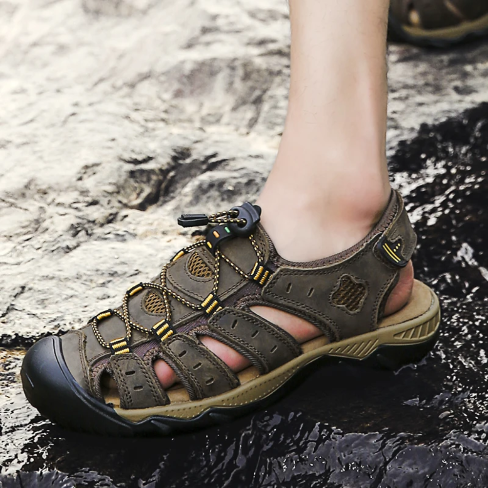 ProSendero™ | Sandalias ortopédicas de cuero