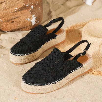 Mika | Sandalias playeras de esparto