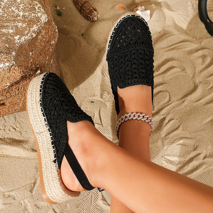 Mika | Sandalias playeras de esparto