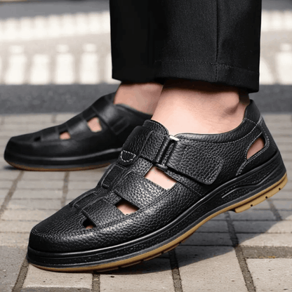 Robert| Sandalias Ortopédicas de Cuero